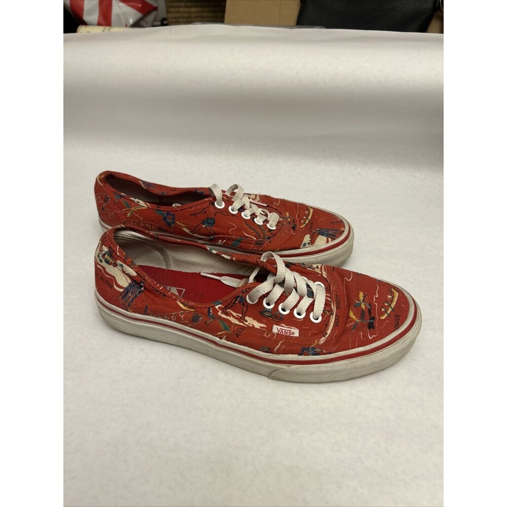 Vans Happy Hawaii Island Surf Rider Aloha Men 8.5 Women 10